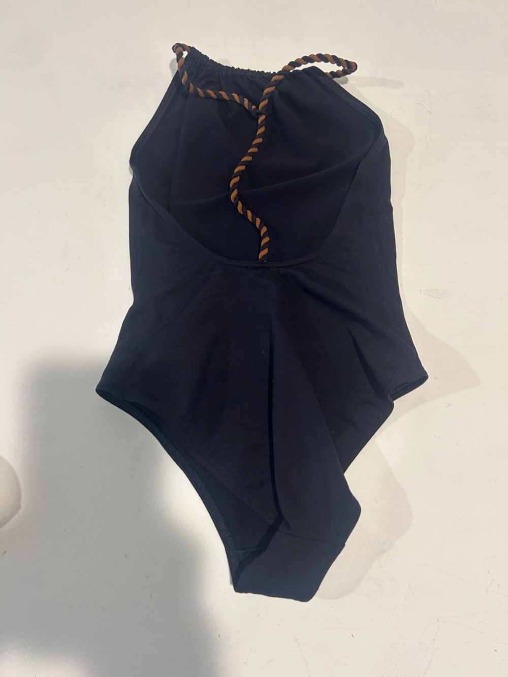 ERES Classic Black One-Piece Swimsuit with Braided Straps - Picture 3 of 5